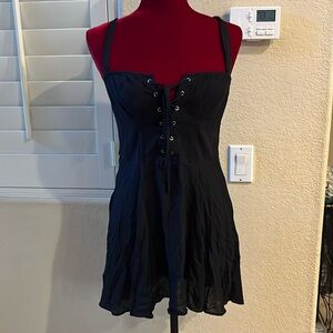Free People Black Mini Dress/ Slip